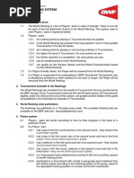 World Ranking System: 1. Definition and Structure