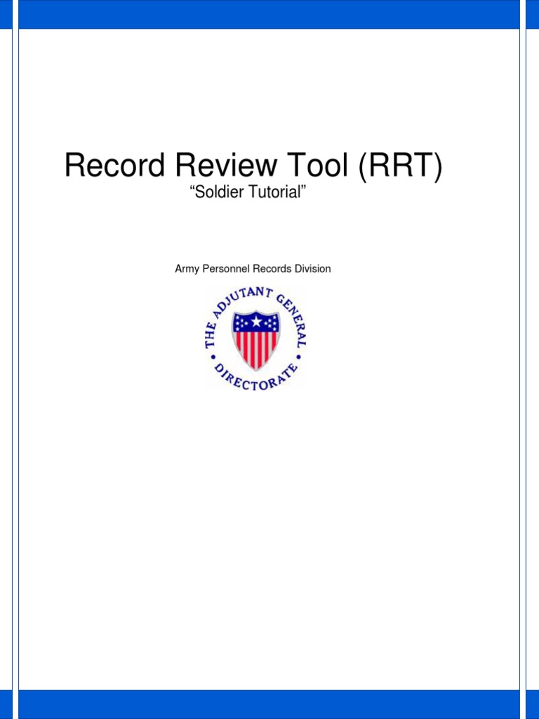 Army Personnel Records Review Guide | PDF | Marriage | Government
