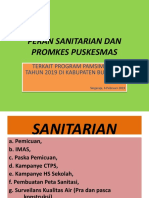 Peran Sanitarian Dan Promkes Puskesmas