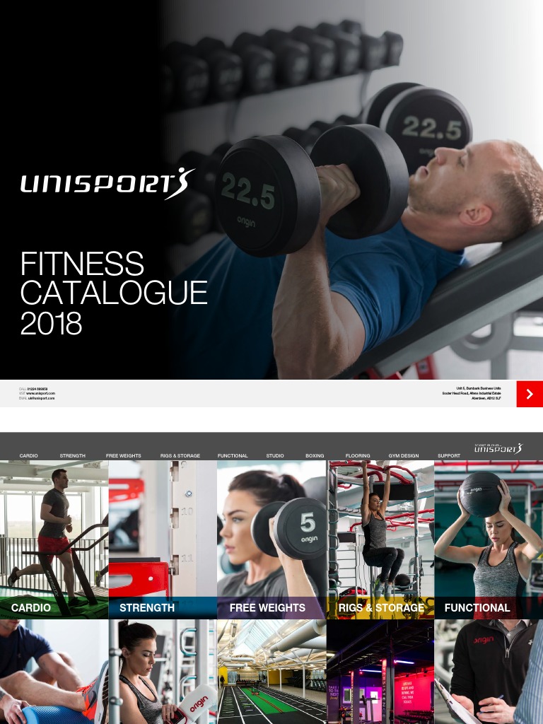 Unisport Fitness Catalogue 2018 PDF, PDF, Treadmill