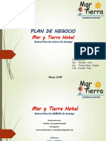 Plan de Negocio Hotel Mar y Tierra