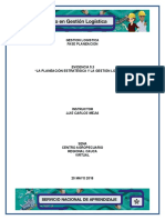 EVIDENCIA 5.3 La Planeación Estratégica y La Gestión Logística