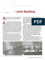 Repair of Joint Spalling