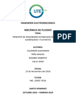 Informe Mecnica de Fluidos