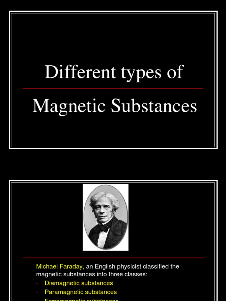 Types of Substances PDF