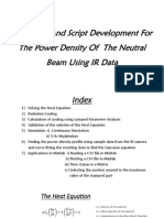 Algorithm and Script Development For The Power Density of The Neutral Beam Using IR Data