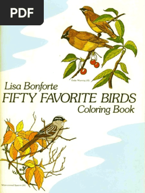 Download Bonforte L Fifty Favorite Birds Dover Coloring Book 1982