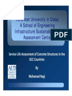 Service Life Assessment of Concrete Structures in the GCC Countries