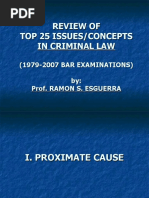 25 Most Intriguing Concepts in Crim Law - Review