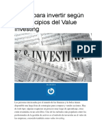 4 días para invertir según los principios del Value Investing.docx