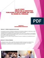 Ley que regula el ejercicio profesional de la obstetriz