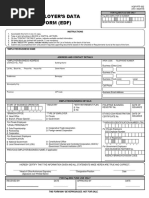 Employers Data Form 2019