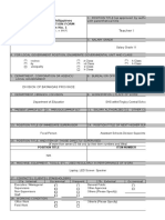 Republic of The Philippines Position Description Form DBM-CSC Form No. 1