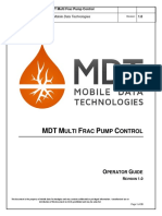 Multi Frac Pump Control Manual