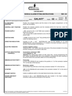 Ford Galaxy 02: Specific Vehicle Alarm Fitting Instructions Rev. 00