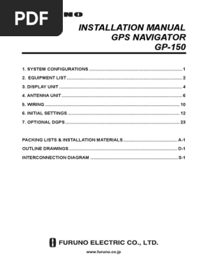 Gp150 Installation Manual D 11 6 08 Pdf Electrical Connector Coaxial Cable