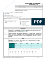 Statistical Methods Teacher: Mohammad Rashid: Time/min