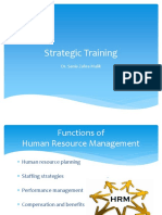 HR Training Functions and Career System Models