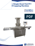 LI - VCS 1, Single Head Vial Cap Sealing Machine