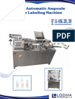 Automatic Vertical Ampoule Sticker Labeling Machine, LI-ASL