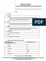 Attachment A - Requirements For Birthing Home