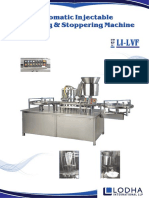 Automatic Vial Liquid Filling and Rubber Stopperig Machine, LI - LVF