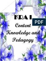 Kra I: Content Knowledge and Pedagogy