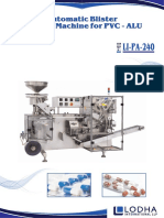 PVC - ALU Blister Packing Machine, LI - PA 240