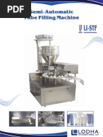 Semi Automatic Tube Filling Machine, LI-STF