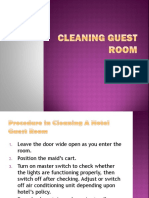 Cleaning Guest Room