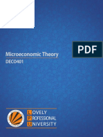 Deco401 Microeconomic Theory English PDF