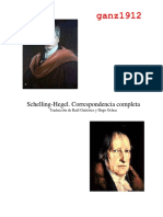 Hegel, G. W. F. - Correspondencia Completa con Schelling