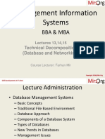 Management Information Systems: Bba & Mba