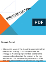 Strategic Control