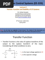 Lecture-2 Transfer Function