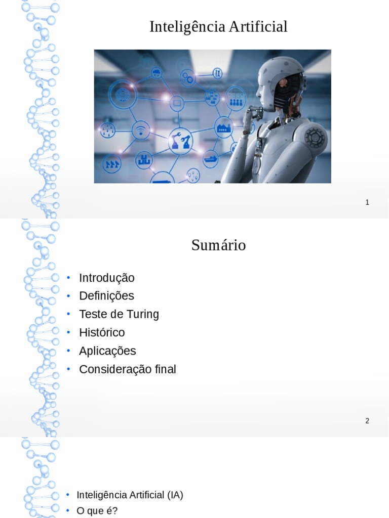 IA | PDF | Inteligência artificial | Inteligência Artificial (IA) e ...