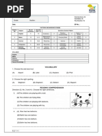 Name: Grade: Section:: Date: QP No.