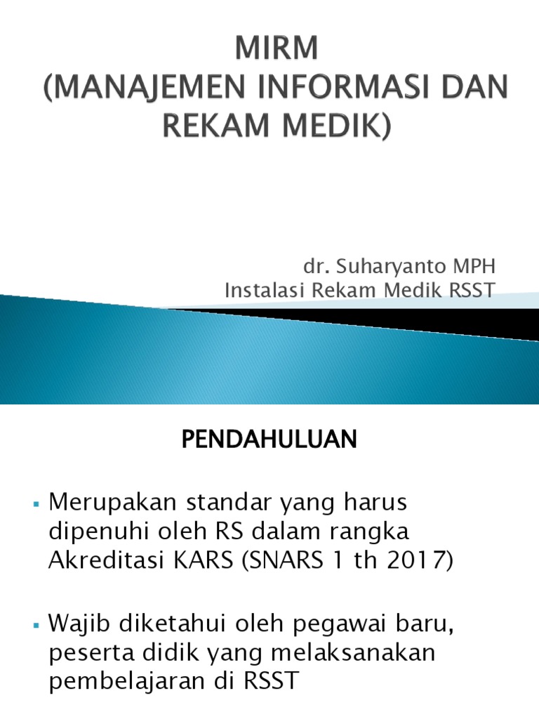 MIRM Orientasi Pendidikan Dan Pegawai Baru PDF | PDF