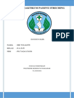 Laporan Praktikum Passive Stretching