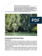 Outstanding Universal Value: Puerto-Princesa Subterranean River National Park
