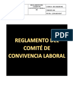 Reg-Rr - hh-002. Reglamento de Comite de Convivencia Laboral