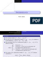 Determinants: Kevin James