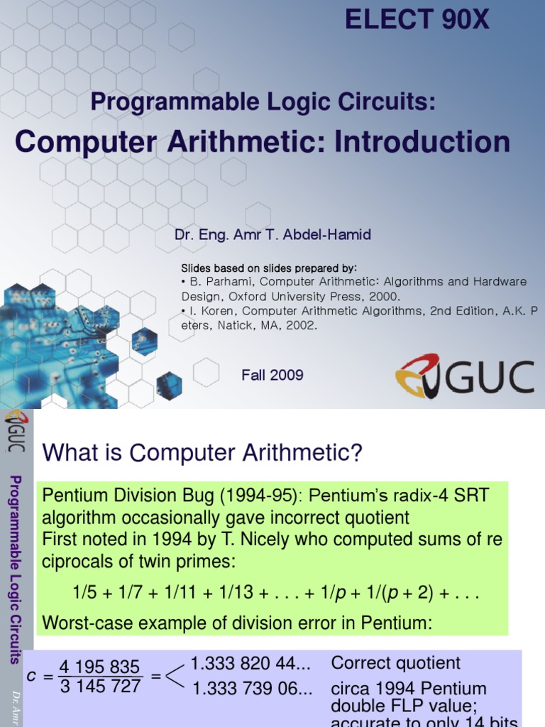 Computer Arithmetic: Introduction: Programmable Logic Circuits | PDF ...
