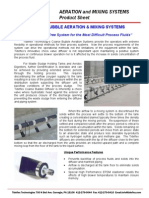 Aeration and Mixing Systems Product Sheet