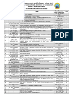 MAULANA AZAD NATIONAL INSTITUTE OF TECHNOLOGY ACADEMIC CALENDAR