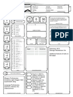 Karzag N'ldun: Darkvision: 60 Ft. Damage Resistances: Fire (Additional Features & Traits On Last Page)