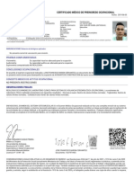 Certificado Medico Jose Francisco Baron Cervantes