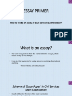 How to Write an Effective Essay for the Civil Services Exam