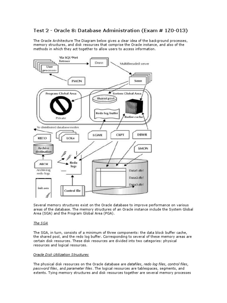 Oracle 8 Database Administration Guide | PDF | Oracle Database ...