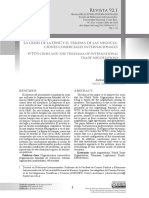 La Crisis de La OMC y El Trilema de Las Negocia-Ciones Comerciales Internacionales